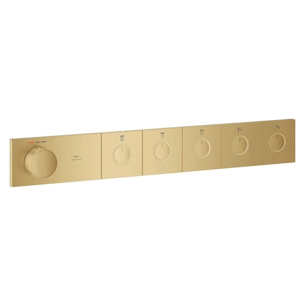 Grohe Grohtherm Aqua Tiles Altın Fırçalanmış Termostatik Batarya 106868GN00