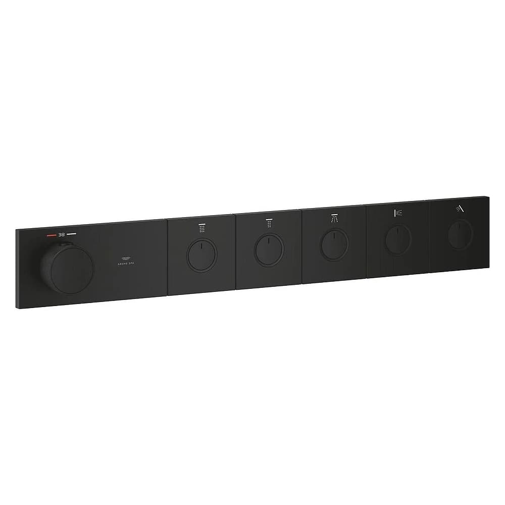 Grohe Grohtherm Aqua Tiles Siyah Termostatik Batarya 106868KF00