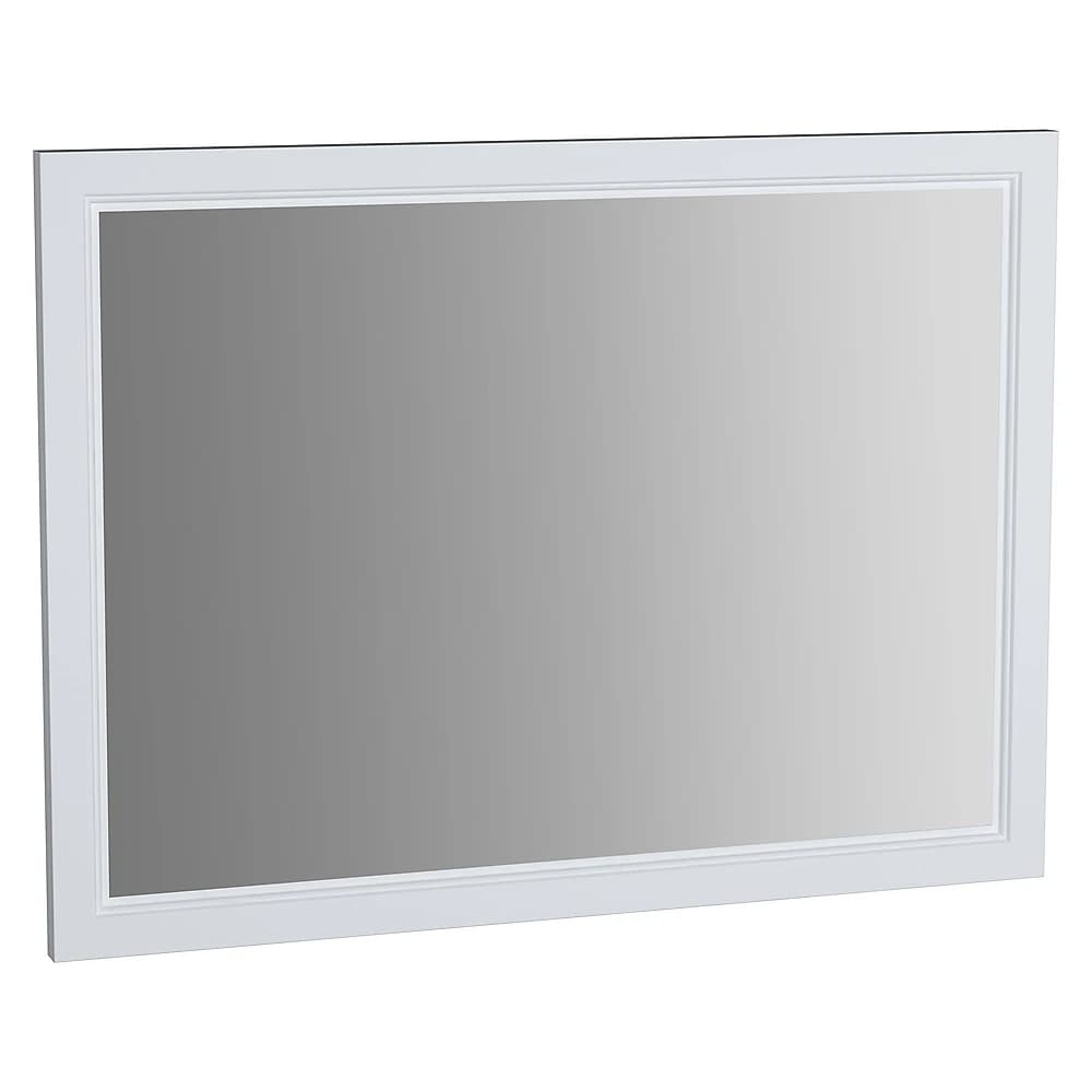 Vitra Valarte 100 Cm Mat Beyaz Etajerli Düz Ayna