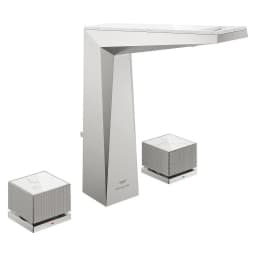 Grohe Allure Brilliant Paslanmaz Çelik Knob Attica L Lavabo Bataryası görsel 1