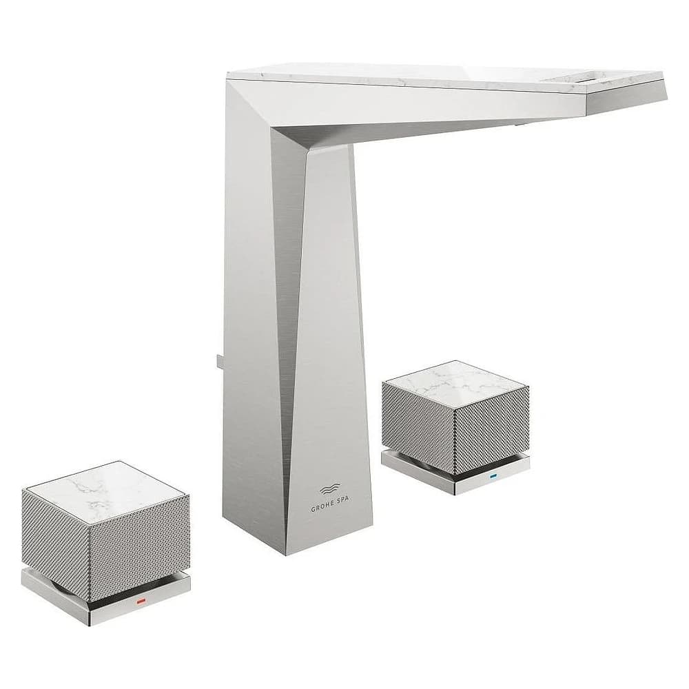 Grohe Allure Brilliant Paslanmaz Çelik Knob Attica L Lavabo Bataryası