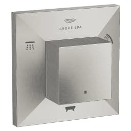 Grohe Allure Brilliant Paslanmaz Çelik Fırçalanmış Banyo Bataryası görsel 1