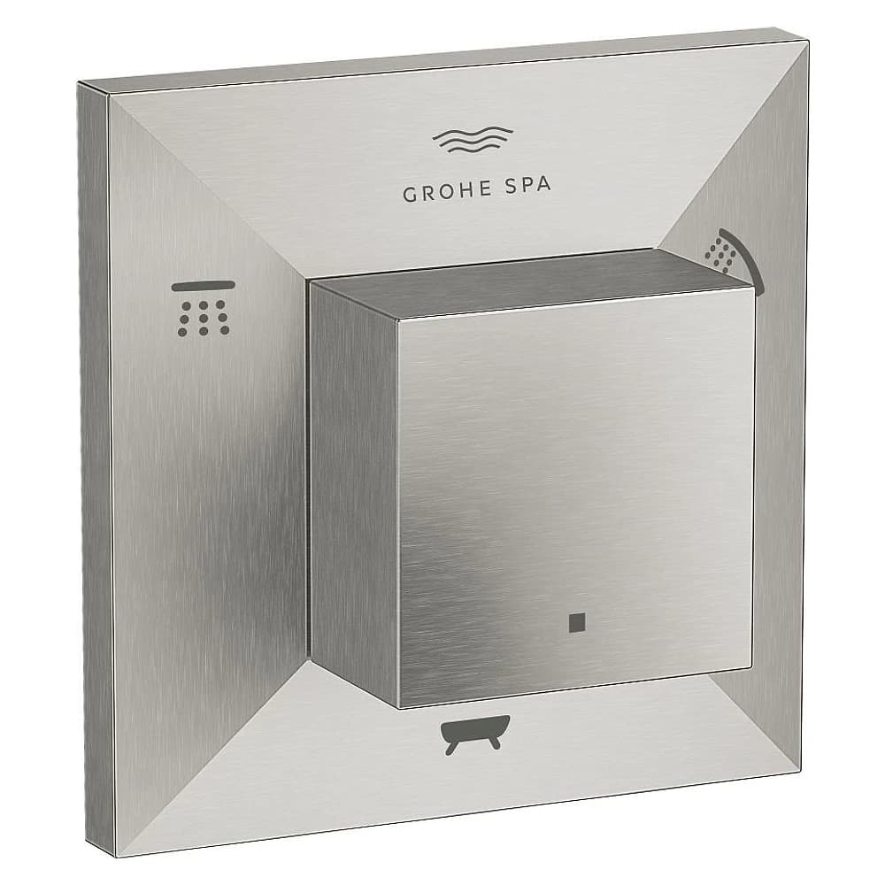 Grohe Allure Brilliant Paslanmaz Çelik Fırçalanmış Banyo Bataryası