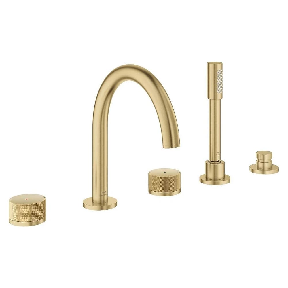 Grohe Atrio Private Collection Altın Fırçalanmış Knob Banyo Bataryası