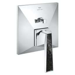 Grohe Allure Brilliant Krom Ankastre Vanilla Noir Banyo Bataryası görsel 1