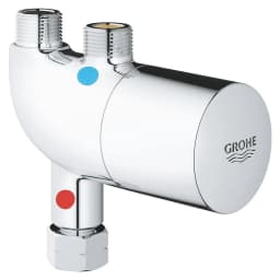 Grohe Grohtherm Micro Krom Termostatik Batarya görsel 1