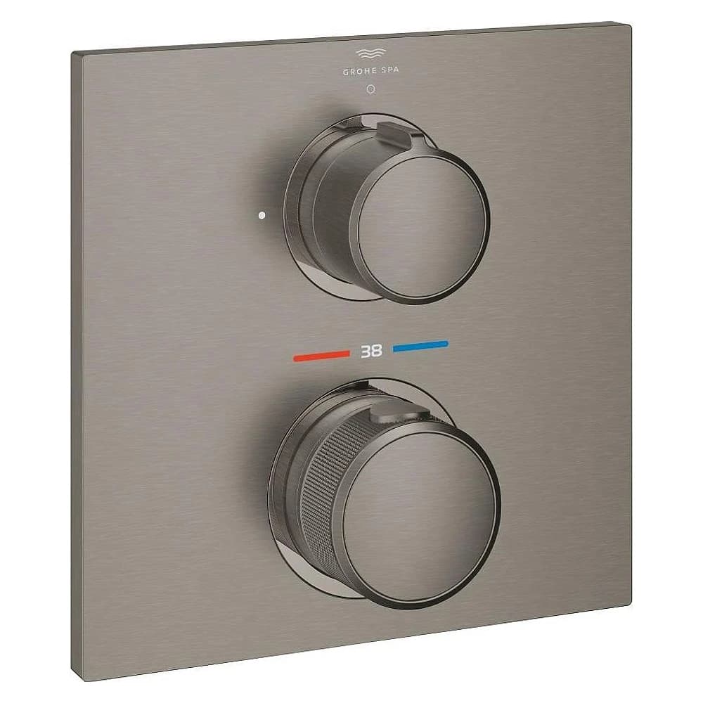 Grohe Allure New Antrasit Fırçalanmış Ankastre Termostatik Batarya