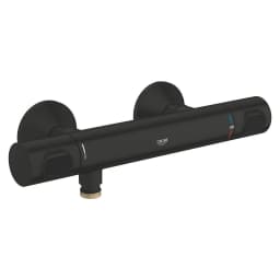Grohe Grohtherm 500 Siyah Duvardan Termostatik Batarya görsel 1