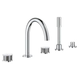 Grohe Atrio Private Collection Krom Knob Küvet Bataryası görsel 1