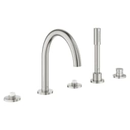 Grohe Atrio Paslanmaz Çelik Fırçalanmış Stick Küvet Bataryası görsel 1