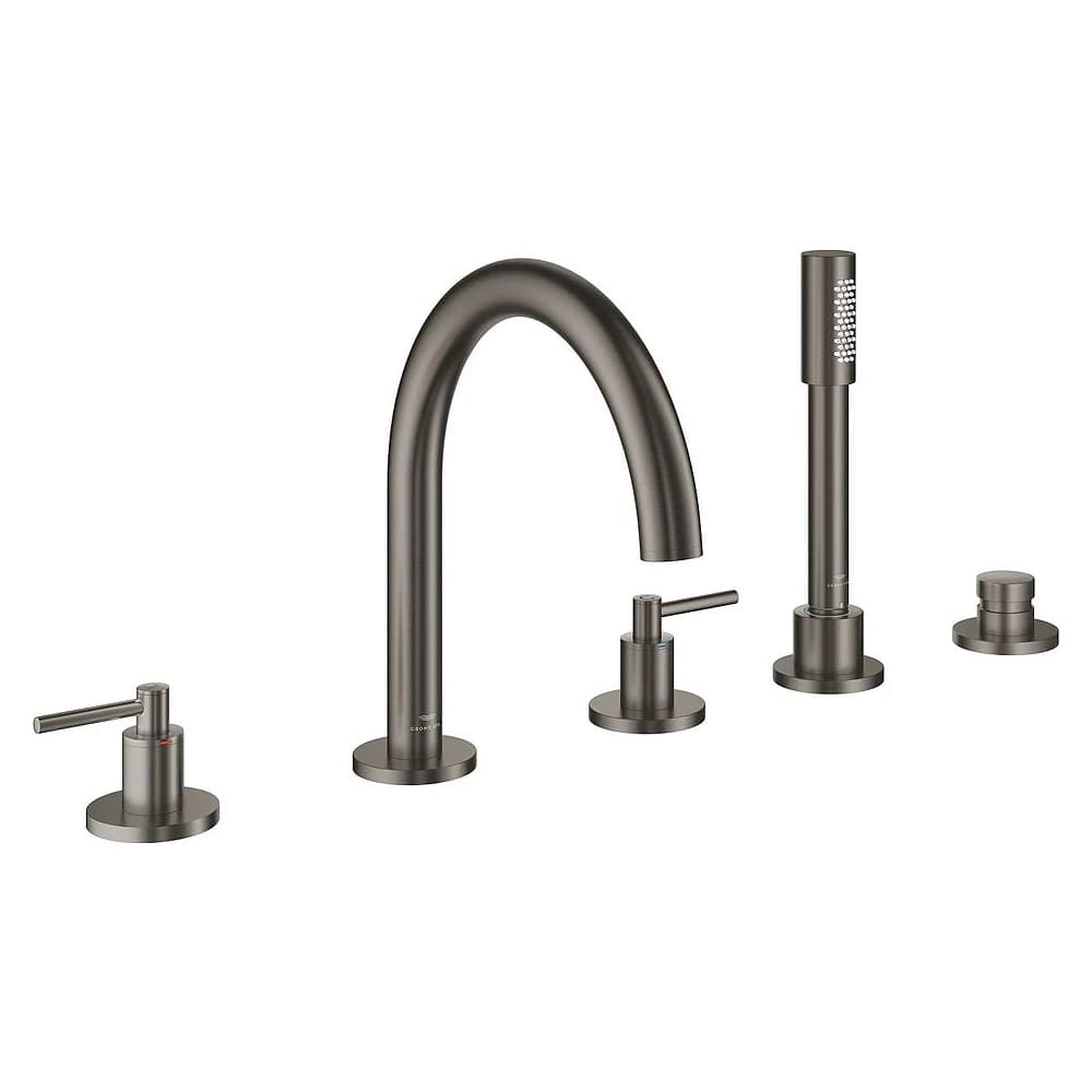 Grohe Atrio New Classic Antrasit Fırçalanmış Ankastre Küvet Bataryası