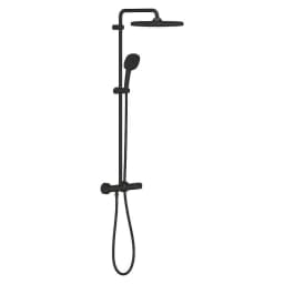 Grohe Tempesta System 250 Cube Siyah Duvardan Duş Sistemi görsel 1
