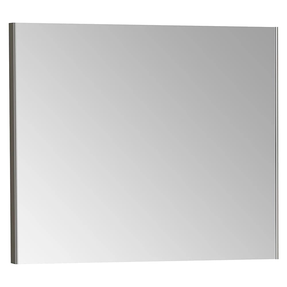 Vitra Base 80 Cm Fırçalanmış Krom Dikdörtgen Düz Ayna