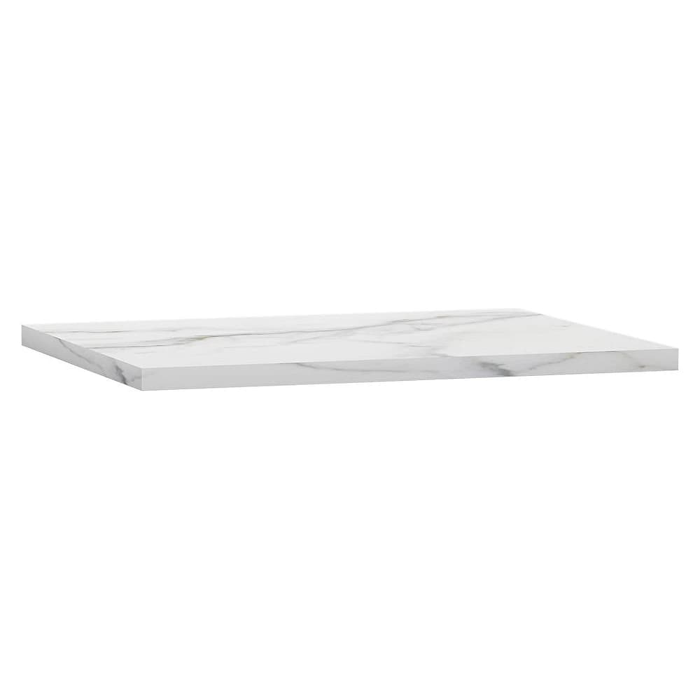 Vitra Origin 30 Cm Calacatta Silk Neolith Armatür Deliksiz Üst Tezgah