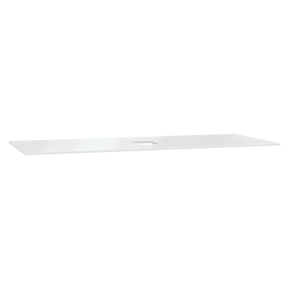 Vitra Origin 120 Cm Beyaz Cam Armatür Deliksiz Orta Sifonlu Üst Tezgah
