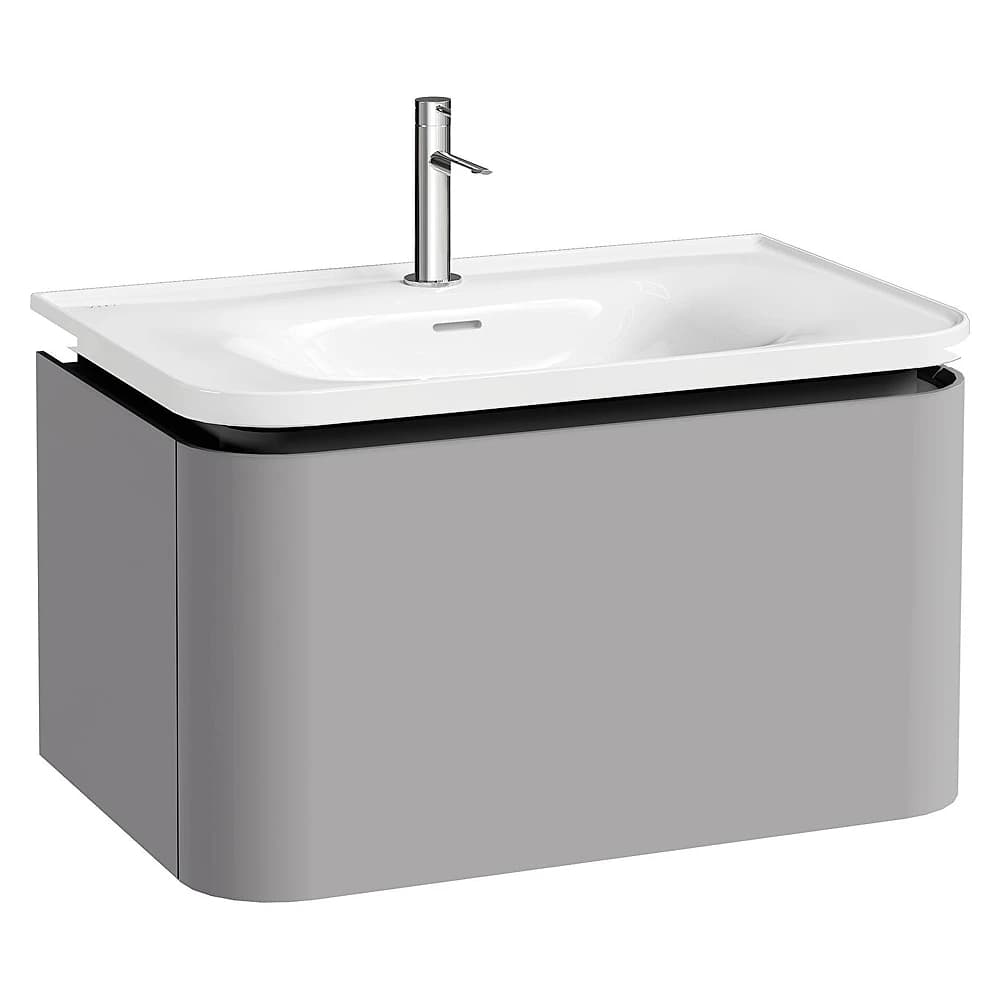Vitra Glora 80 Cm Mat Taş Gri Tek Çekmeceli Lavabo Dolabı