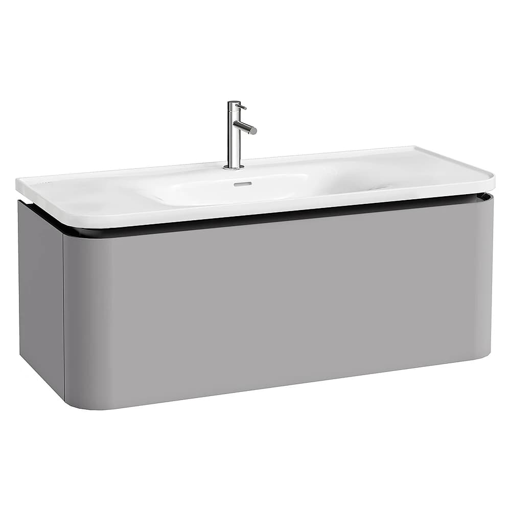 Vitra Glora 120 Cm Mat Taş Gri Tek Çekmeceli Lavabo Dolabı