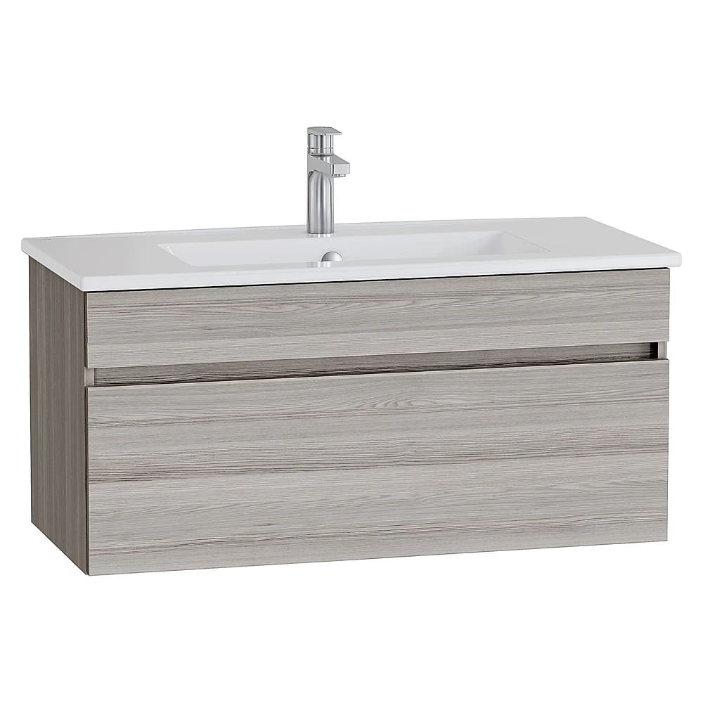 Vitra Mia Plus Square 100 Cm Cordoba Tek Çekmeceli Lavabo Dolabı
