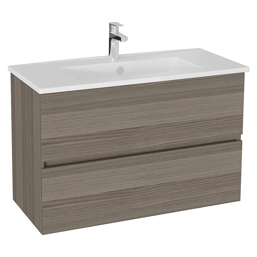 Vitra Mia Plus Square 100 Cm Cordoba İki Çekmeceli Lavabo Dolabı
