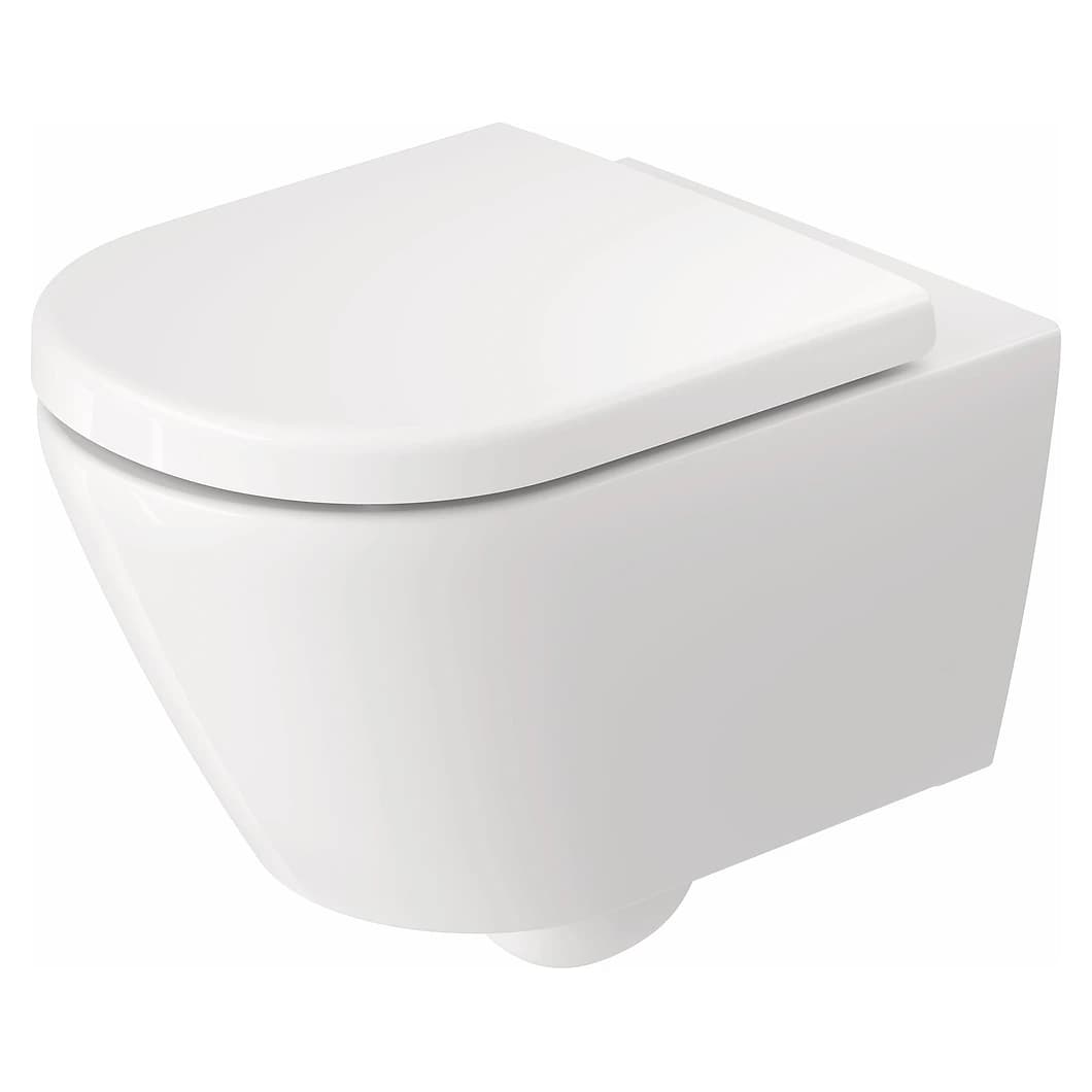 Duravit D-Code 54 Cm Beyaz Parlak Kanalsız Asma Klozet