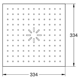 Grohe Rainshower Aqua Tiles Altın Fırçalanmış Duo Kapak görsel 2
