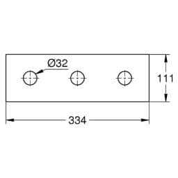 Grohe Rainshower Aqua Tiles Altın 3 Sprey Kapak görsel 2