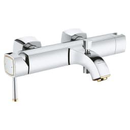 Grohe Grandera Krom Altın Sıva Üstü Banyo Bataryası görsel 1