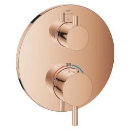 Grohe Atrio Bronz Termostatik Duş Bataryası görsel 1