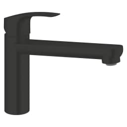 Grohe Eurosmart Siyah Orta Çıkışlı Eviye Bataryası görsel 1