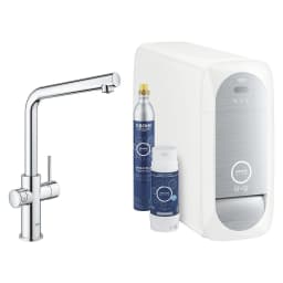 Grohe Blue Home Krom L Çıkışlı Filtreli Eviye Bataryası görsel 1