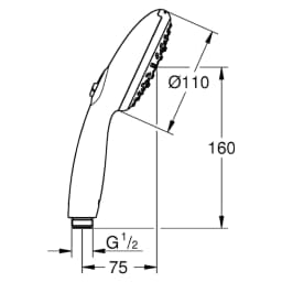 Grohe Tempesta Krom 3 Akışlı El Duşu 26914003 görsel 2