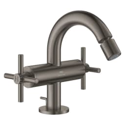 Grohe Atrio Fırçalı Antrasit Çift Kumandalı Bide Bataryası görsel 1