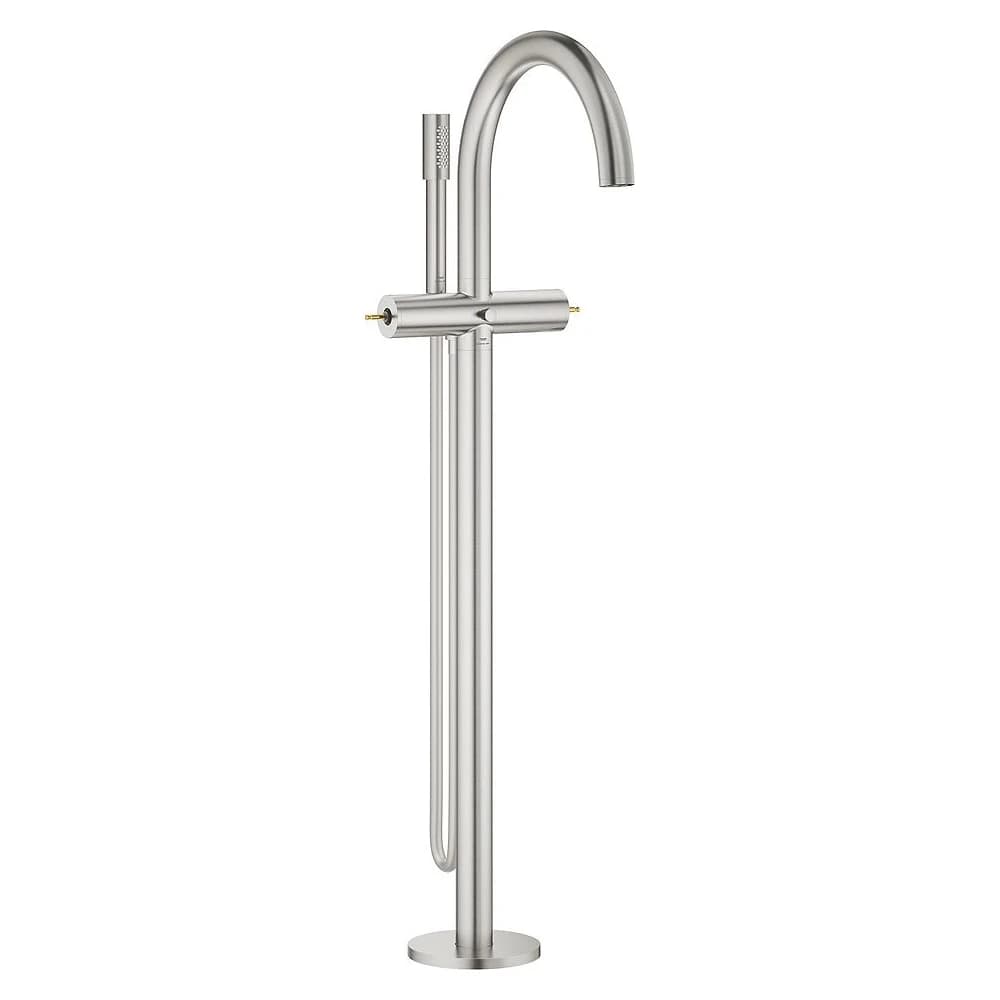 Grohe Atrio Private Çelik Stick Yerden Küvet Bataryası