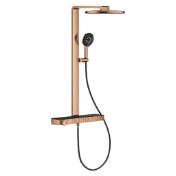 Grohe Rainshower Aqua Pure Bronz Termostatik Duş Sistemi görsel 1