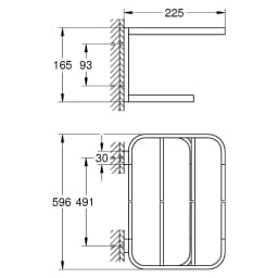 Grohe Selection Çelik Banyo Havluluğu görsel 2