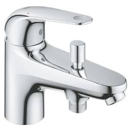 Grohe EuroEco Krom Tek Delikli Küvet Bataryası görsel 1