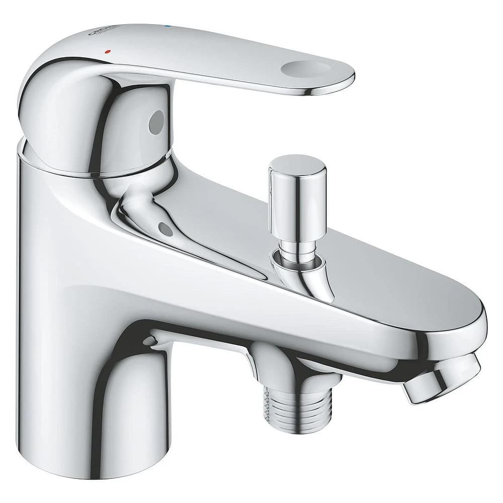 Grohe EuroEco Krom Tek Delikli Küvet Bataryası
