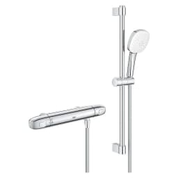 Grohe Grohtherm Krom Termostatik Duş Seti 60 Cm görsel 1