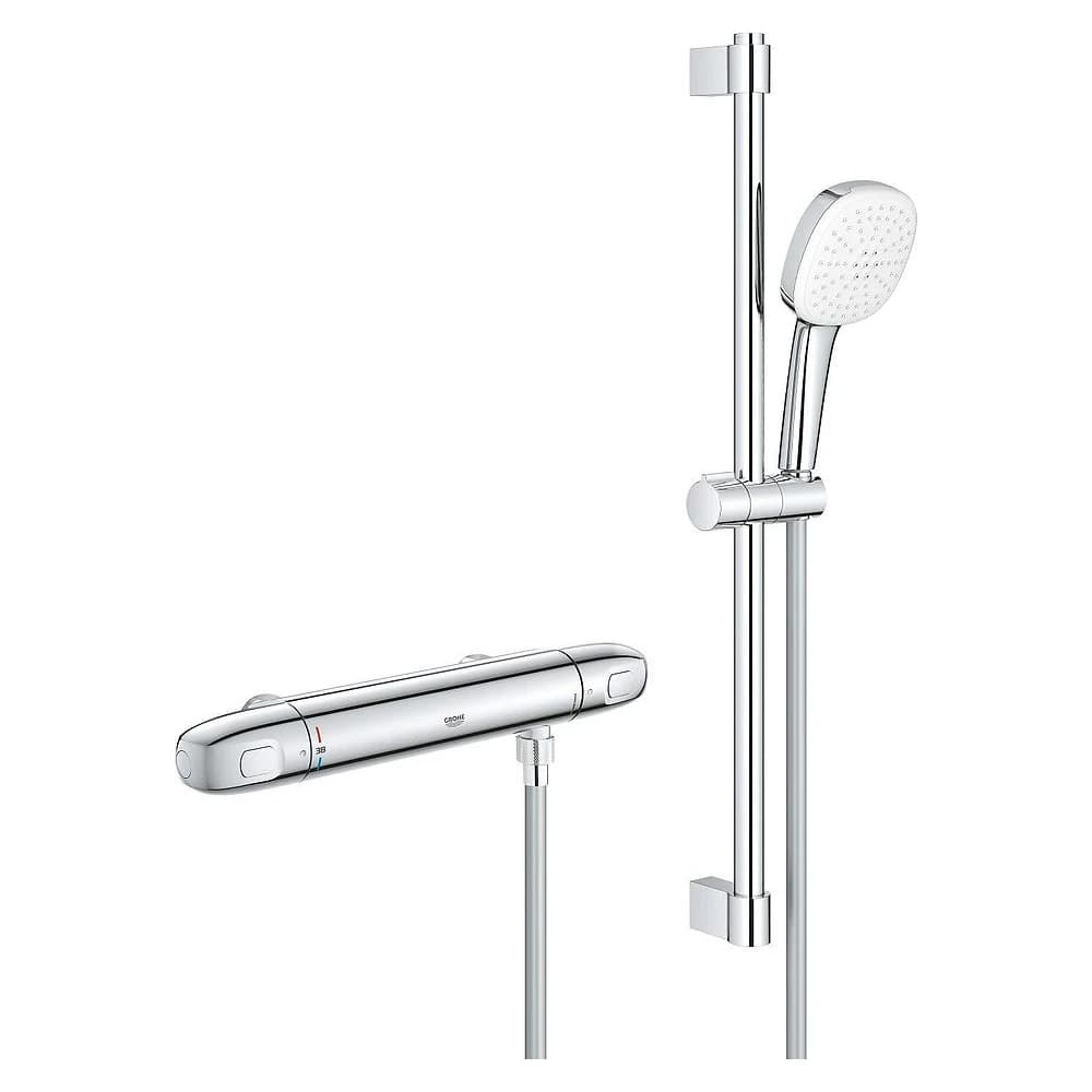 Grohe Grohtherm Krom Termostatik Duş Seti 60 Cm