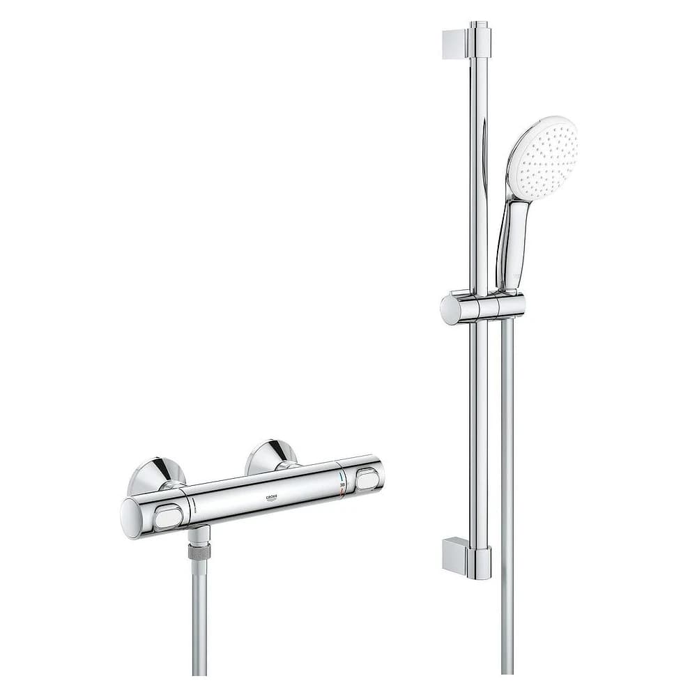 Grohe Grohtherm Krom Termostatik Duş Seti 60 Cm 34796001