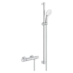 Grohe Grohtherm Performance Krom Termostatik Duş Seti 90 Cm görsel 1