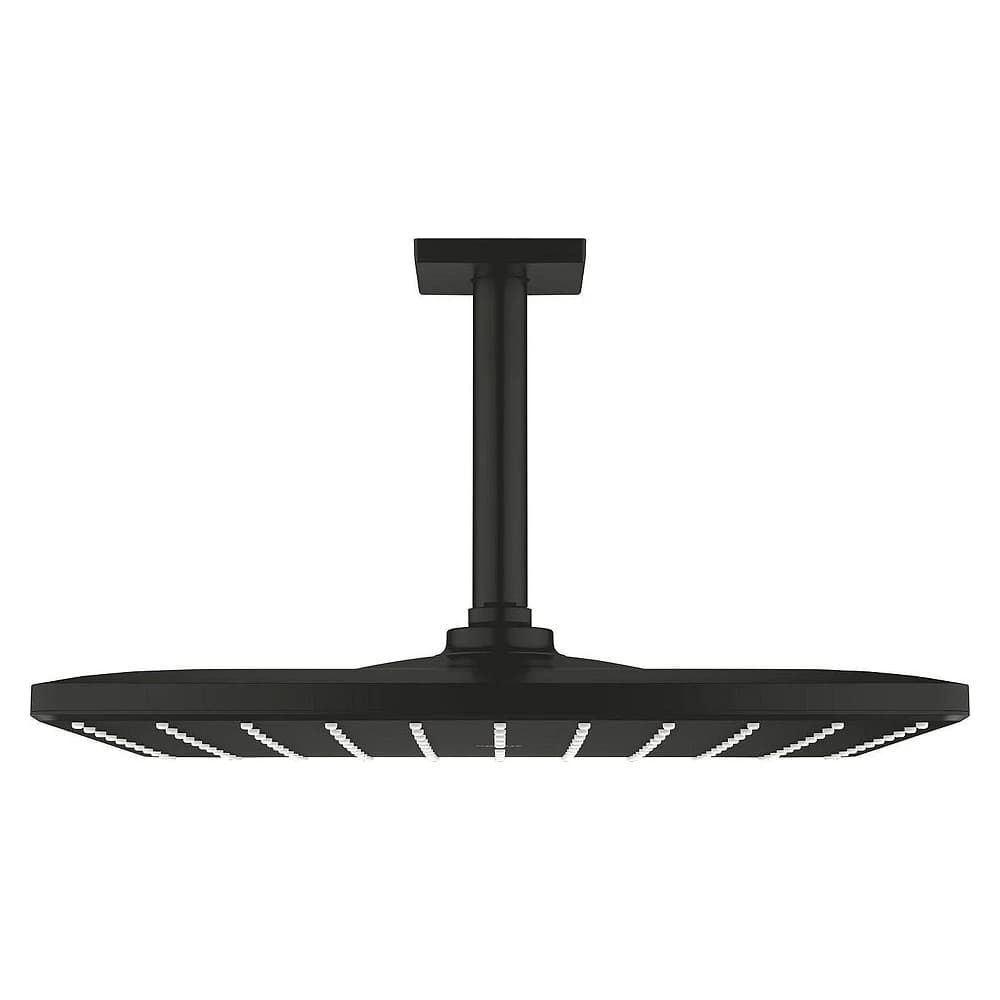 Grohe Rainshower Mono Cube Siyah 31 Cm Tavan Tepe Duşu Seti