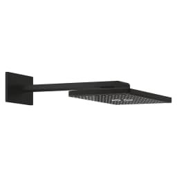 Grohe Rainshower Aqua Siyah 40x23 Cm 2 Akışlı Tepe Duşu Seti görsel 1