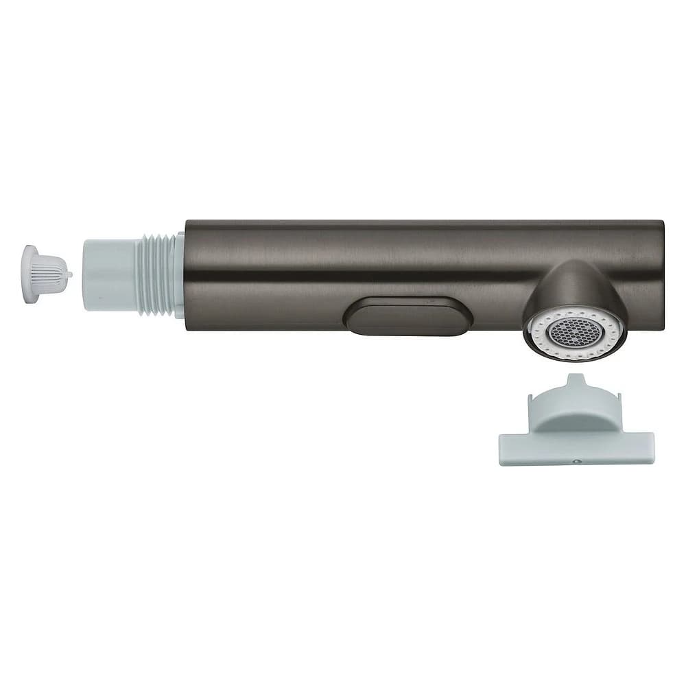Grohe Fırçalı Antrasit Çekilebilir Eviye Bataryası El Duşu