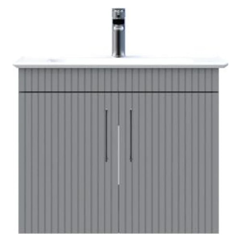 Creavit E10 65 Cm Gri Kapaklı Lavabo Dolabı