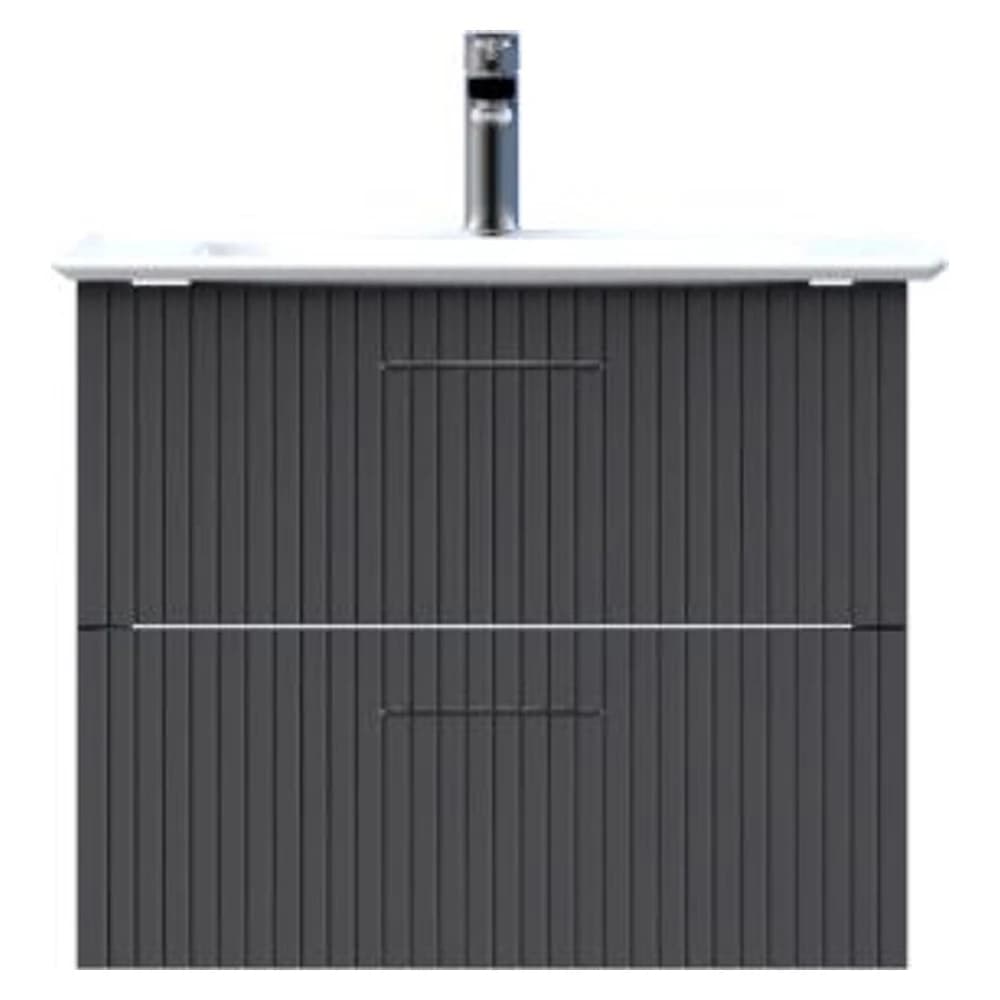 Creavit E10 65 Cm Antrasit 2 Çekmeceli Lavabo Dolabı