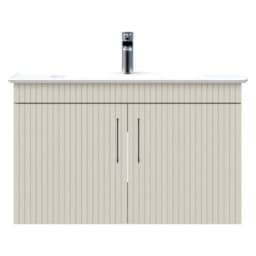 Creavit E10 85 Cm Dafne Kapaklı Lavabo Dolabı görsel 1