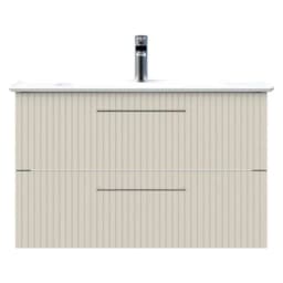 Creavit E10 85 Cm Dafne 2 Çekmeceli Lavabo Dolabı görsel 1