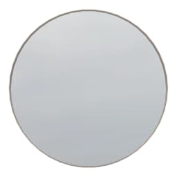 Creavit Perra 70 Cm Latte Çerçeveli Yuvarlak Ayna görsel 1