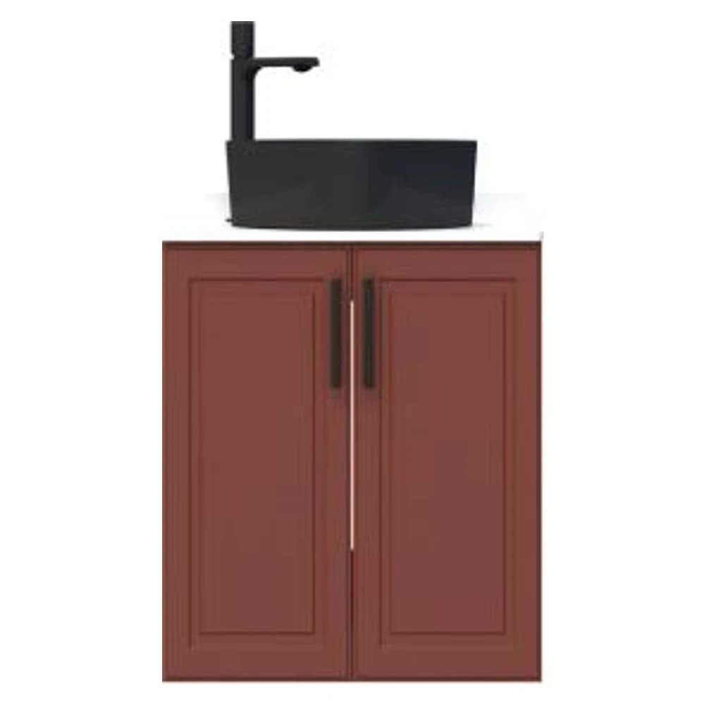 Creavit Perra 60 Cm Tarçın Kapaklı Lavabo Dolabı